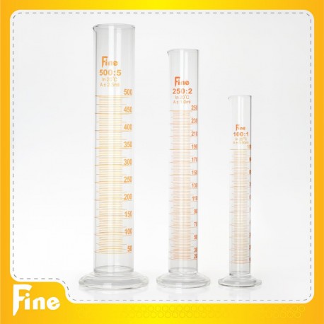مزور پایه گرد فاین گلاس measuring cylinder Fine glass