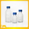 شیشه در ابی بطری در ابی فاین گلاس reagent bottle with blue screw cap Fine glass