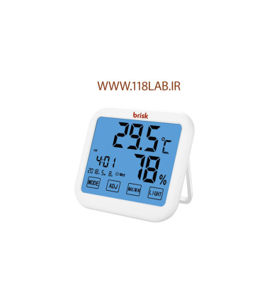 دماسنج ماکسیم مینیم بریسک Hygrometer and digital thermometer of Brisk touch screen HT44