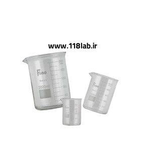 بشر فاین گلاس Beaker  Fine glass