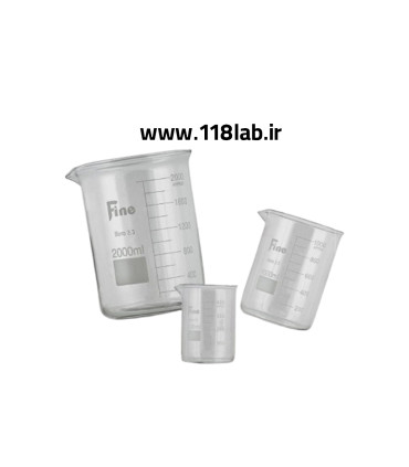 بشر فاین گلاس Beaker  Fine glass