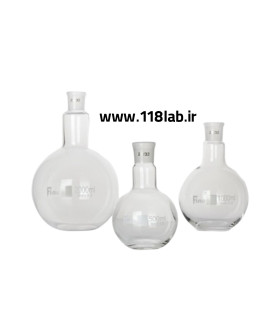 بالن ته صاف فاین گلاس Boiling  Flat  flasks  Fine Glass