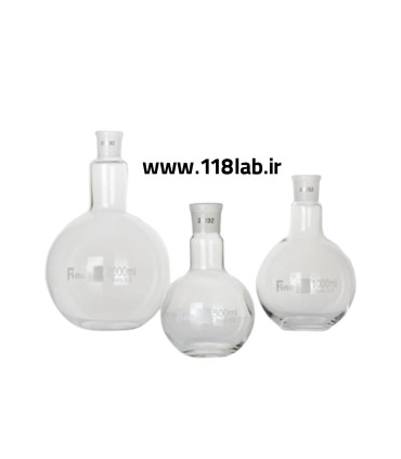بالن ته صاف فاین گلاس Boiling  Flat  flasks  Fine Glass